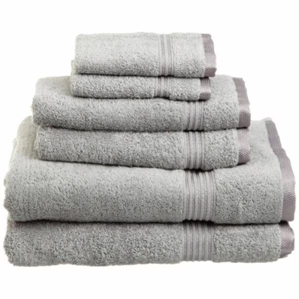 Superior Egyptian Cotton 6-Piece Towel Set  Silver, Superior, Mfr#: NS 6 PC SET SV